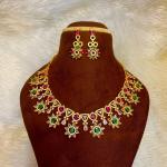 Multi stone Cz Necklace set